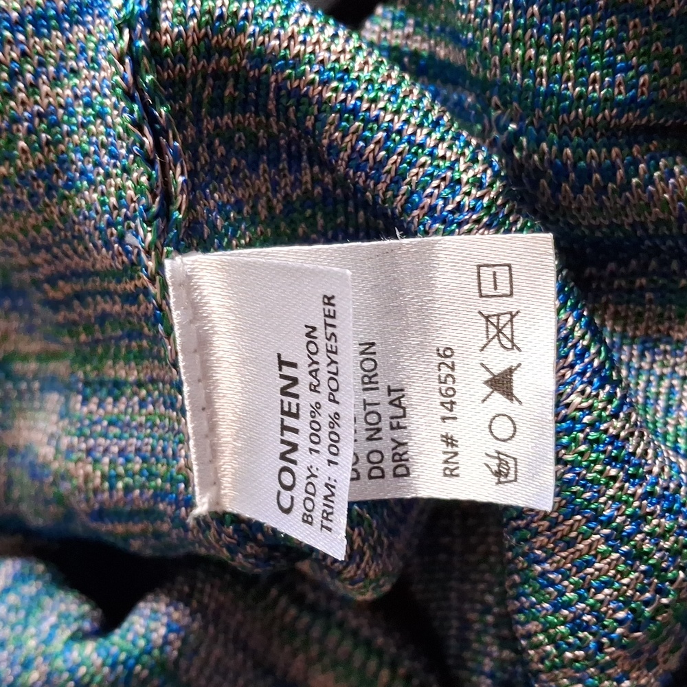 Behno Multicolor Textured Tunic - Picture 6 of 6
